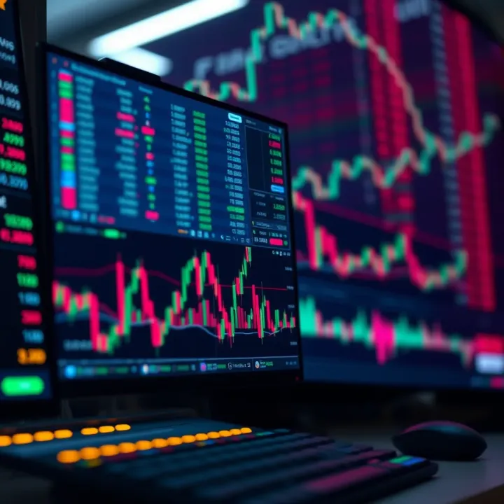 Conceptual illustration of automatic trade replication in financial markets
