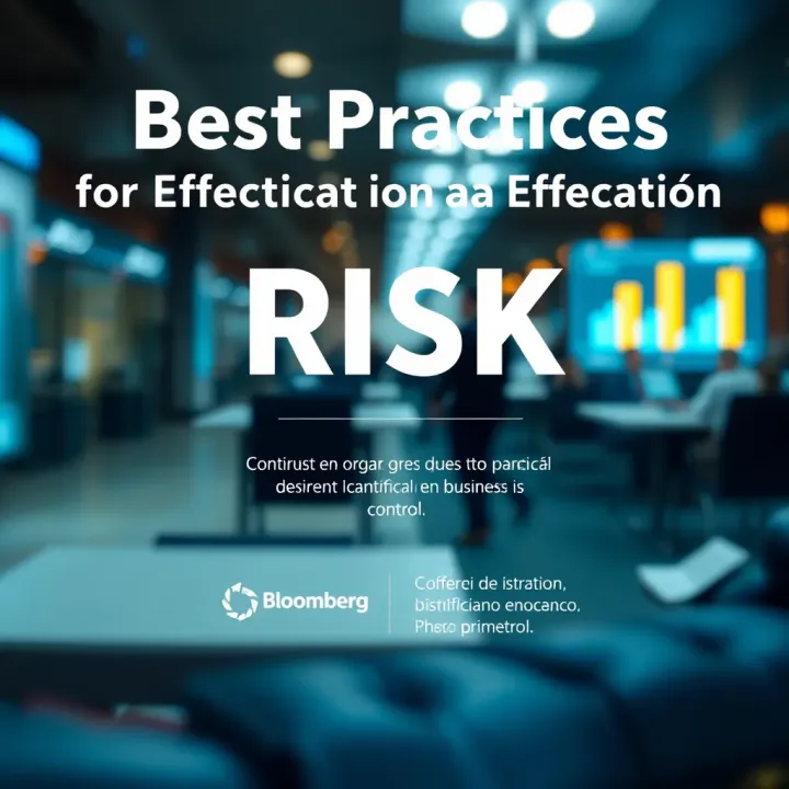 Graphic showing best practices and strategies for effective risk identification and control in business