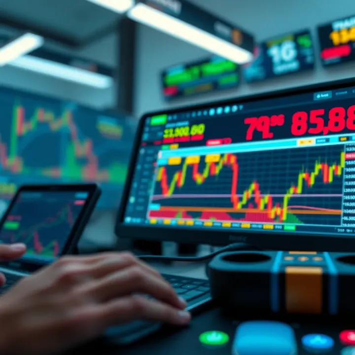 Illustration of risk management strategies for safe trading in financial markets