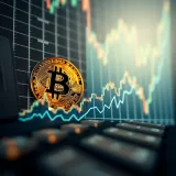 Graph showing fluctuations of Bitcoin value against Colombian pesos over time