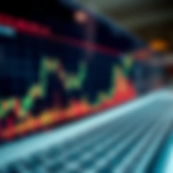 Graph showing financial trends related to binary options trading