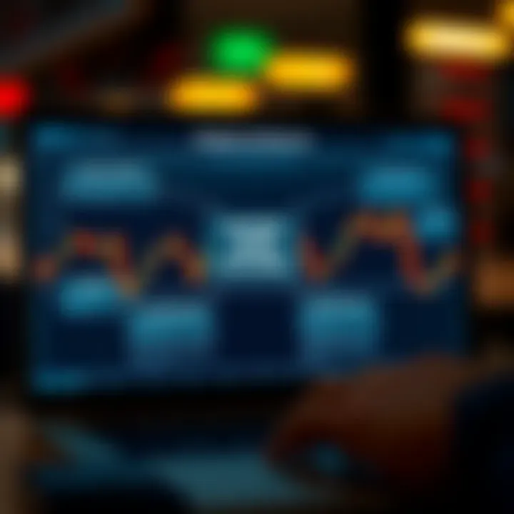 Diagram illustrating the concept and mechanics of binary options trading