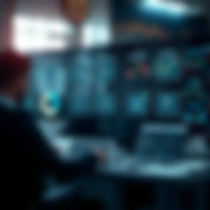 Diagram illustrating the key components and workflow of binary options trading