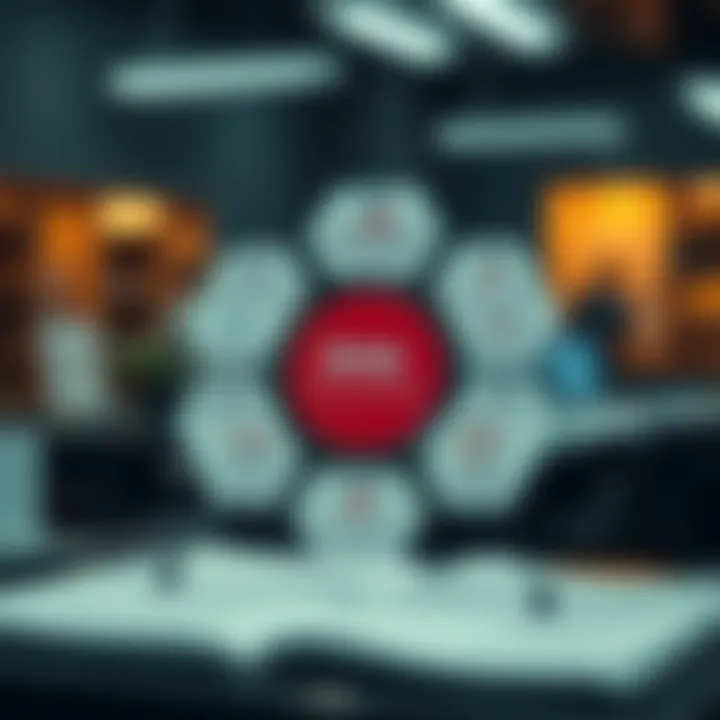 Diagram showing common risk categories with strategies to anticipate and mitigate potential threats