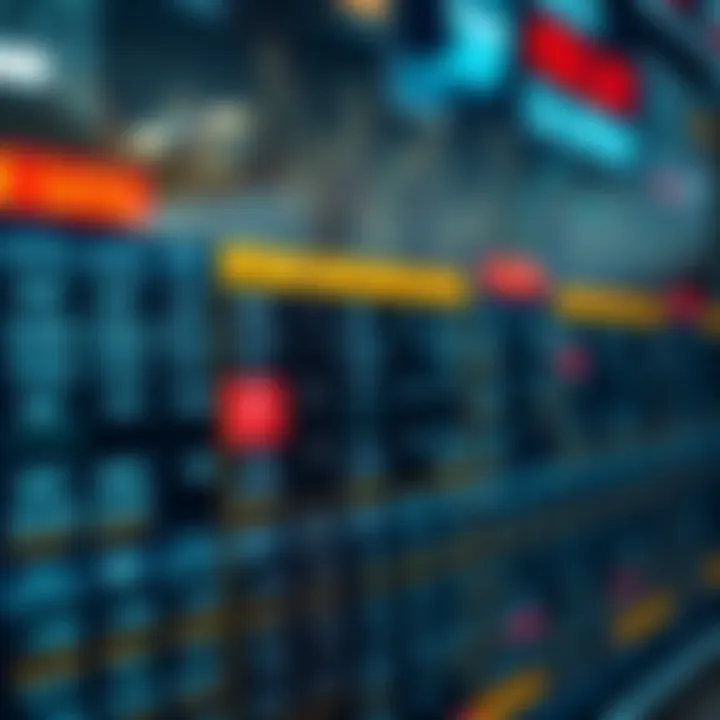 Calendar display showing various economic data release dates and market impact indicators