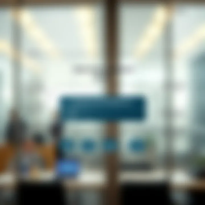 Diagram illustrating key components of enterprise risk management framework including identification, assessment, and mitigation