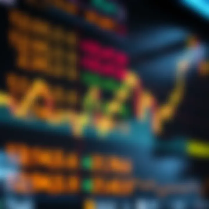 Global currency exchange rates displayed on a digital financial chart