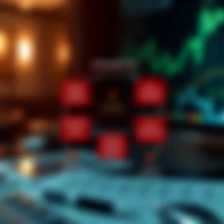 Diagram illustrating risk management strategies and legal considerations for binary options investors