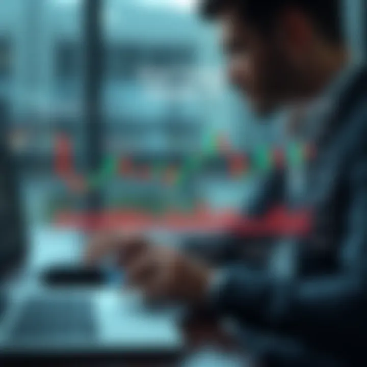 Conceptual diagram showing an investor's portfolio mirroring trades executed by an expert trader