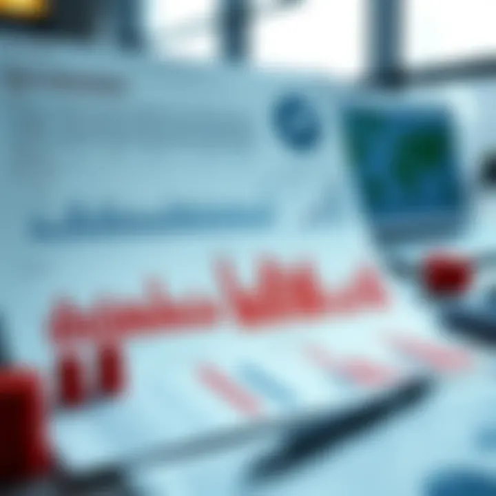 Visual representation of risk assessment with charts, graphs, and mitigation strategies