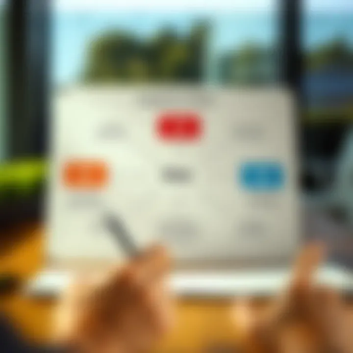 Diagram showing categories of risks and corresponding control measures in an organizational context