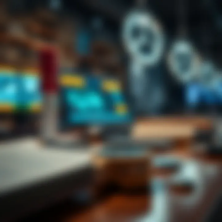 Visual representation of tools and techniques used in risk evaluation and control within an organizational setting