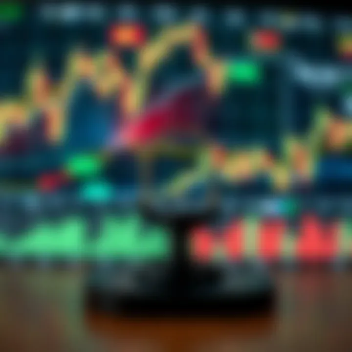 Illustration of a secure and efficient trading environment with Colombian financial market symbols