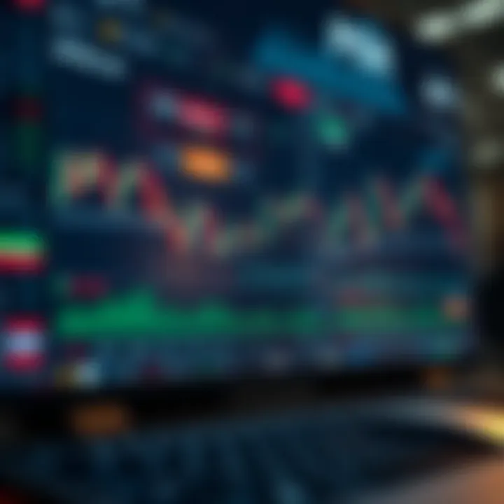 Secure online trading platform interface with charts and risk management tools