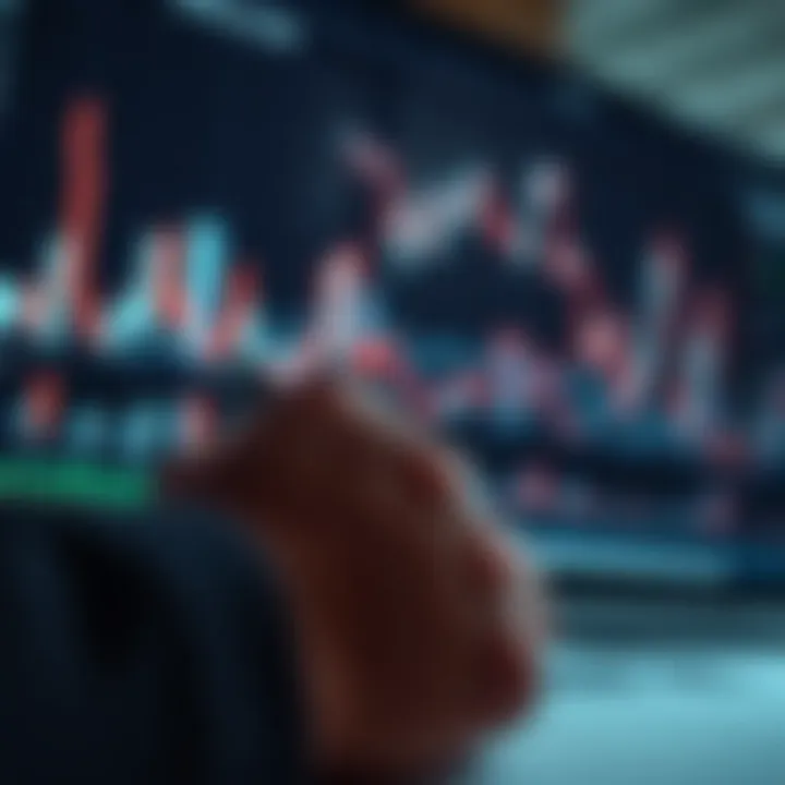 Financial charts and graphs showing company performance trends over time