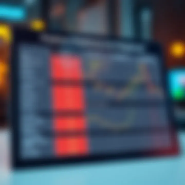 Comparison chart highlighting features like costs, educational resources, and customer support