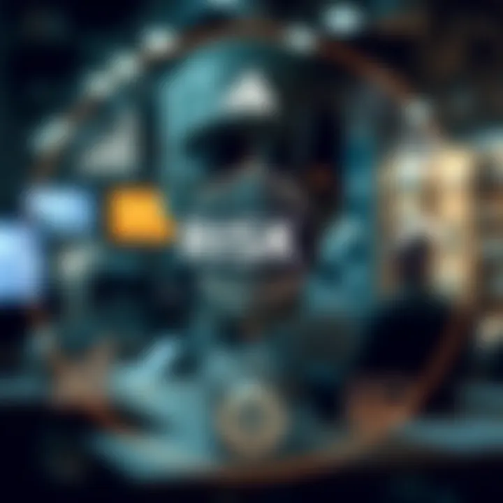 Visual representation of various types of risks affecting organizations such as financial, operational, and strategic risks