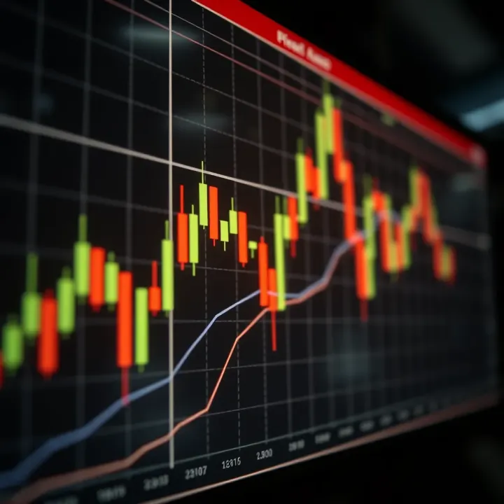 Chart displaying a bullish engulfing candlestick pattern indicating potential market reversal