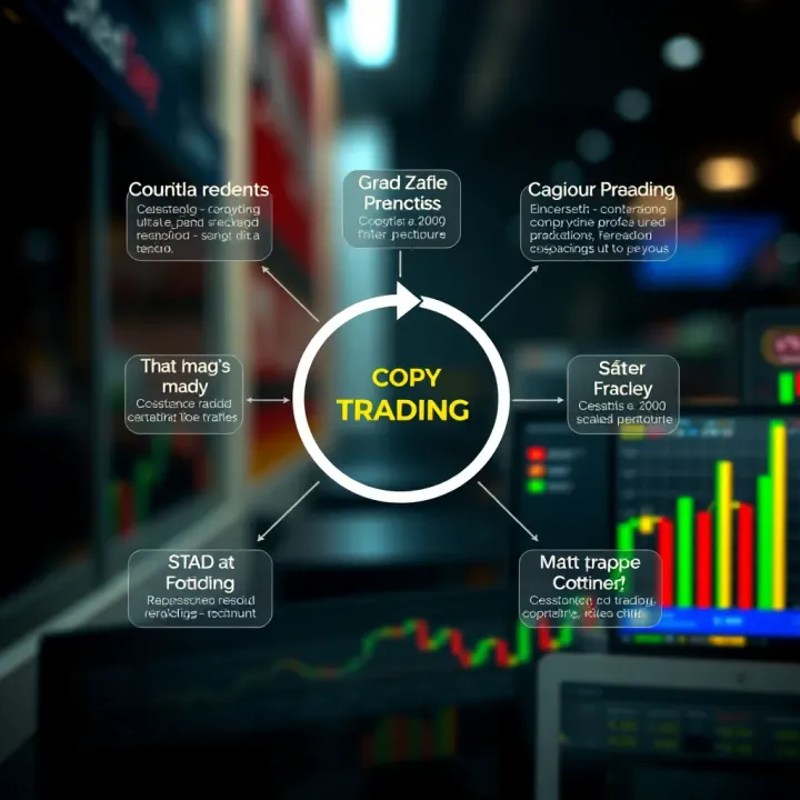 Diagram illustrating the fundamental principles of copy trading in financial markets