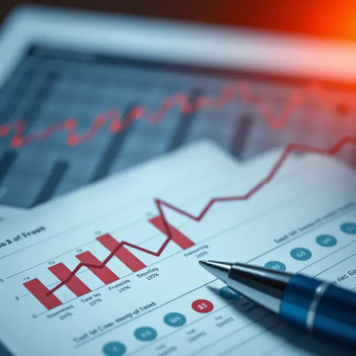 Graph showing techniques for assessing and mitigating credit risks in financial institutions