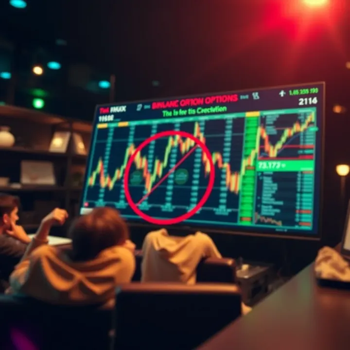 Risk and Fraud Awareness in Binary Options Investment Visual representation of financial risk and fraud detection in binary options platforms