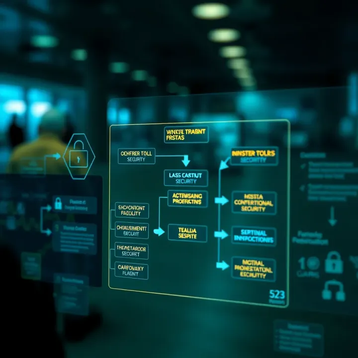 Integration of Risk Management Tools in Corporate Security Flowchart illustrating integration of risk management tools in corporate security protocols