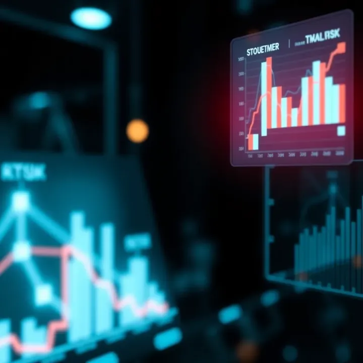 Visualization of risk management applications across various industries to minimize losses