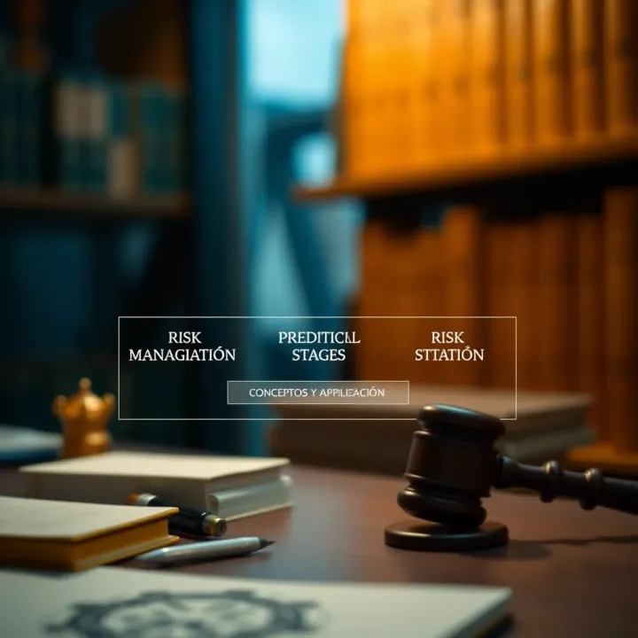 Diagram illustrating the key components and stages of risk management law implementation