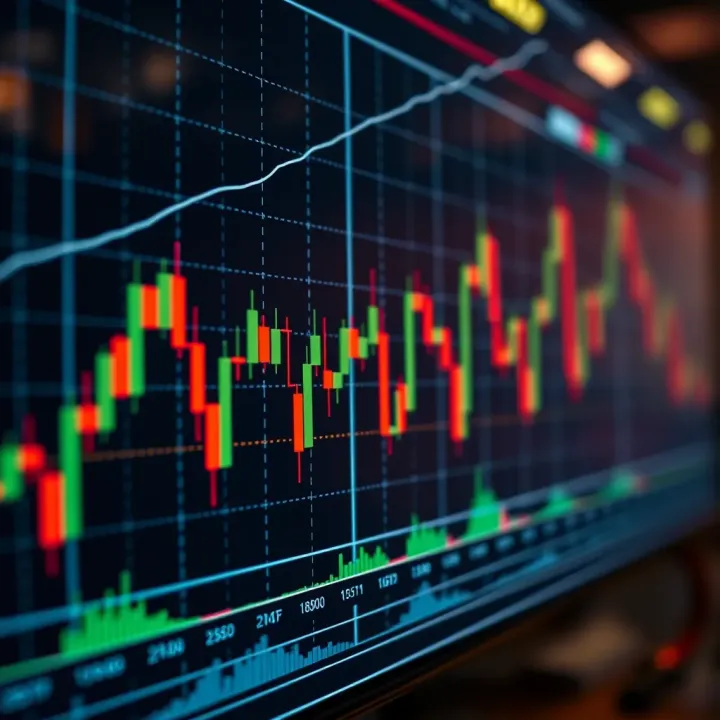 Popular Trading Indicators: Moving Averages and RSI Graph showing popular trading indicators like moving averages and RSI for market analysis
